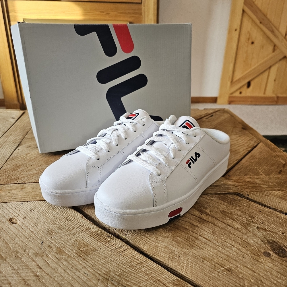 Fila Redmund Mule casual slip on sneakers Womens size 10